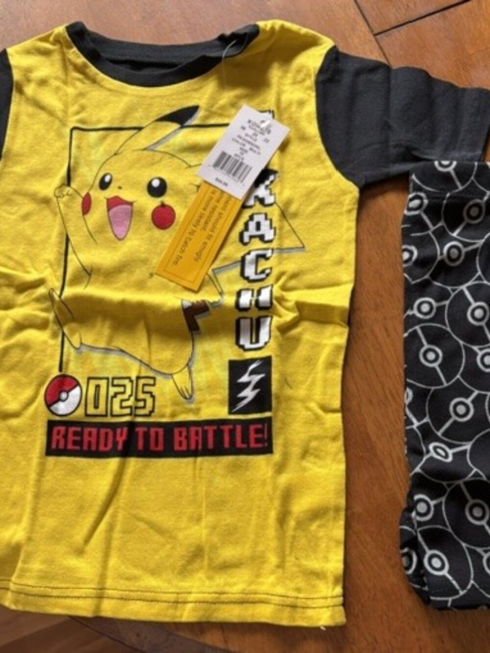 Boys Pokémon Short Sleeve 4-Piece 100% Cotton Pajama Sets
